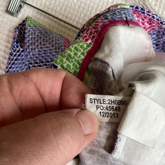 Ladies Vineyard Vines Dayboat Patchwork‎ Shorts large - Picture 8 of 10